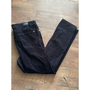 Buffalo David Bitton Black Corduroy Pants Straight Leg Casual